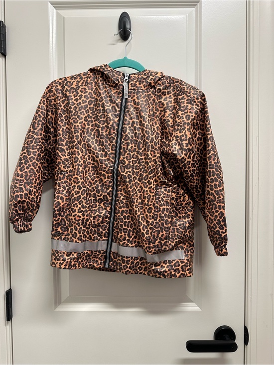 Girly Girl Originals Other - Kids Leopard Print Hooded Raincoat - Cheetah Print